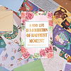 Wooden 2-Ring Loose Leaf Binder Postcard Phote Album Cover DIY-WH0547-048-5