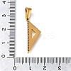 Ion Plating(IP) 304 Stainless Steel Pendants STAS-Z113-24G-3