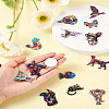 Craftdady 17Pcs 17 Style Alloy Enamel Pendants ENAM-CD0001-14-22