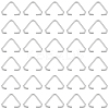 400Pcs 304 Stainless Steel Triangle Rings STAS-SC0006-24-1