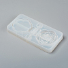 Foldable Makeup Mirror Silicone Resin Molds LS-DIY-WH0170-49D-1