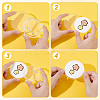 Acrylic Button Pin Badge TACR-WH0021-14A-3