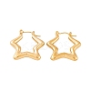 Ion Plating(IP) 304 Stainless Steel Hoop Earrings for Women EJEW-P279-19G-1