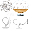 304 Stainless Steel Leverback Earring Findings STAS-SP0001-01A-2