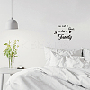 Rectangle with Word PVC Wall Stickers DIY-WH0228-122-3