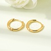Brass Huggie Hoop Earrings EJEW-G465-01G-3