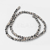 Natural Dalmatian Jasper Bead Strands G-G735-68-4mm-2