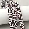 Rice Shape Tibetan Style dZi Beads Strands G-A269-A19-01-1