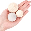 Natural Wooden Round Ball WOOD-PH0001-17-WH-4