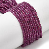 Natural Ruby Beads Strands X-G-K366-C09-2mm-2