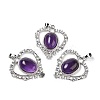 Natural Amethyst Pendants G-I322-04P-03-1