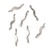 Non-Tarnish 304 Stainless Steel Links Connector Charms STAS-Q323-08P-1