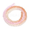 Transparent Painted Glass Beads Strands X-DGLA-A034-T3mm-A20-5