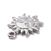 Non-Tarnish 304 Stainless Steel Pendants STAS-A063-16P-3