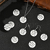 50Pcs Tibetan Style Alloy Pendants TIBE-SC0002-28-5