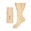 Leg Shaped Wood Anklet Display Stands WD-CBA482F-01B-2