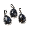 Natural Obsidian Pendants G-I358-B22-2