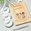 Rectangle Wood Bracelet Design Boards TOOL-YW0001-39-4
