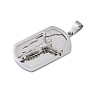 Jesus Theme 304 Stainless Steel Pendants STAS-D387-01B-P-2