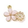 Rack Plating Alloy Enamel Pendants FIND-M033-08A-03-1