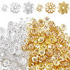 600Pcs 6 Styles Iron Bead Caps IFIN-SP0001-43-1