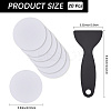 Flat Round PEVA Bathtub Non-Slip Stickers AJEW-CN0003-85A-2