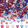 900Pcs 6 Styls Independence Day Themed Eco-Friendly Transparent Acrylic Beads Sets MACR-SP0001-55-1