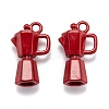 Spray Painted Brass Pendants KK-P196-C01-2