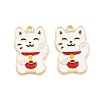 Alloy Enamel Pendants AL-CBA1F11-04G-A-1