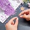 10 Strands Flat Round Handmade Polymer Clay Beads CLAY-PH0001-44T-3