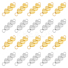 80Pcs 2 Colors Alloy Connector Charms PALLOY-HY0001-01-1