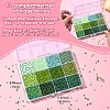 DIY Round Glass Seed Beads Bracelets Jewelry Making Kits DIY-YW0010-35-3