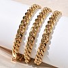 8MM 304 Stainless Steel Cuban Link Chain OT Necklaces for Men NJEW-G193-01G-3