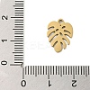 304 Stainless Steel Charms STAS-S123-01G-06-3