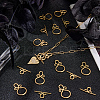 10Pcs 304 Stainless Steel Toggle Clasps STAS-BBC0008-32G-4