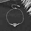 925 Sterling Silver Link Bracelets BJEW-D346-05C-P-1