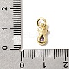 Brass Cubic Zirconia Charms KK-G554-01C-01-3