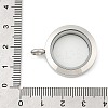 304 Stainless Steel Floating Locket Pendants X-STAS-E443-41P-03-3