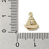 Brass Micro Pave Cubic Zirconia Charms KK-C043-06G-3