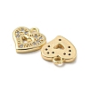 Brass Micro Pave Cubic Zirconia Pendants KK-H460-47G-2