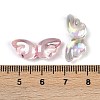 UV Plating Transparent Acrylic Beads MACR-L007-14-3