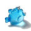 Marine Series Transparent Resin Pendants RESI-E031-02P-11-2