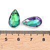 Faceted Teardrop Glass Pendants GLAA-O008-A21-6