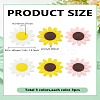 9Pcs 3 Colors Food Grade Eco-Friendly Silicone Beads SIL-LP0001-01-2