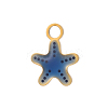 304 Stainless Steel Enamel Pendants STAS-OY008-50G-1