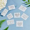 Glitter Hotfix Rhinestone(Hot Melt Adhesive On The Back) DIY-FG0001-45-7