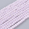 Electroplate Glass Beads Strands EGLA-A034-P3mm-B12-1