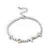 Cubic Zirconia Chain Bracelet BJEW-A132-25P-1