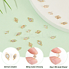 20Pcs 5 Styles Brass Pave Clear Cubic Zirconia Connecotor Charms DIY-AN0001-13-3