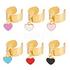 304 Stainless Steel Open Cuff Rings RJEW-UN00018-1